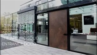 Apertio Solid Entrance Door Installation I IQ Ingresso