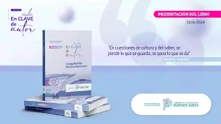 Presentación del libro “En clave de autor” 2024 - Dirección de Concursos