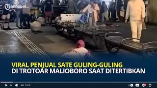 Viral Penjual Sate Guling-guling di Trotoar Malioboro saat Ditertibkan, Ini Penjelasan Satpol PP