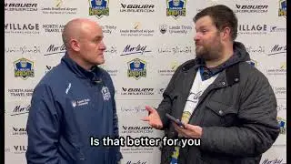 Post Match Interview - Leeds Knights v Peterborough Phantoms | Saturday 15th November 2025
