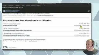 Zusammenfassung blockierter Nachrichten (erweiterter Spamfilter)