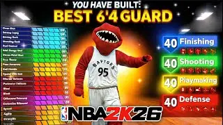 THIS 6’4 POINT GUARD BUILD HAS 99 MID RANGE IN NBA 2K26! CRAZY SHOOTING AND POSTERS!
