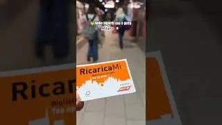 RicaricaMi - Biglietto ricaricabile ATM Milano #milano