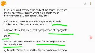 What is sauce in food production|| basic of cooking|| hotel management course|| in Hindi||