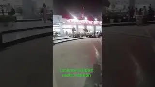 Lucknow airport metro station