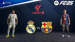 Real madrid vs Barcelona -Full match -Game play2025