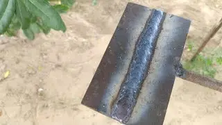 1g welding technique on steel plates that is rarely discussed by welding experts