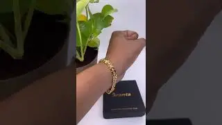 Om Loose Bracelet for Men with Black Line (8 Inch) 🕉️✨