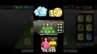 DLS 25: 20680 Free Coins and 593 Diamonds