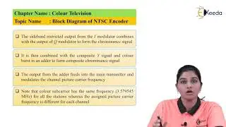 Functional Block Diagram of NTSC Encoder | Colour Television | TV and Video Engineering