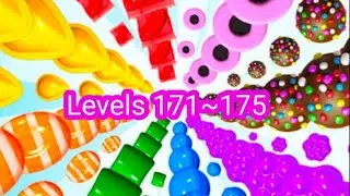 Candy Crush Saga Coconut wheel Levels 171~175@CandyCrushLovers