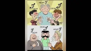 Hearing vs Deaf #hearingloss #deafworld #deaf #signlanguage #shorts #youtubeshorts #shortvideo #asl