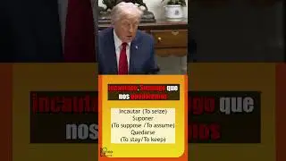 Listening Spanish A2 B1 | Trump | Venezuela | #Spanish practice with media news | Spanish grammar