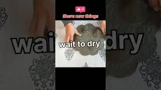 Cement art #diy #stove #cementcraft #shortsfeed #shortvideo