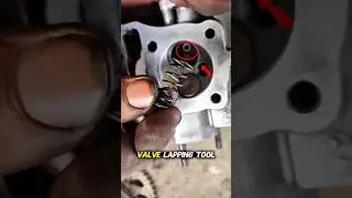 Diy head Valve laping|Bike head Valve grand & laping#automobile #bikeworkshop