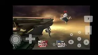 Wario vs Marth sur Super smash bros Brawl emulateur #3