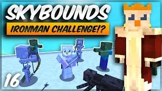 IRONMAN CHALLENGE (Mob Arena) | Minecraft Skybounds | Ep16 w/ Generzon