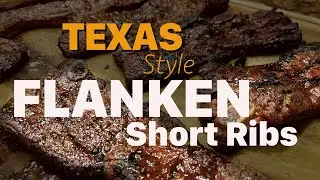 Texas style Flanken short ribs! EASY and delicious! (SMOKIN' WITH A-ARON)