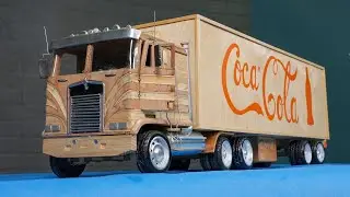 Как сделать прицеп KENWORTH K100 1986 года из дерева