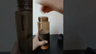 Unboxing oil bottle