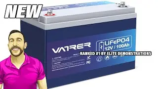 12V 100AH Low Temp Cutoff LiFePO4 Deep Cycle Battery with 1280W