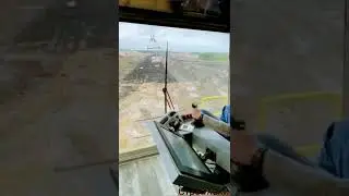 Робота в карьере на драглайне(карьерный экскаватор).Техника #shorts