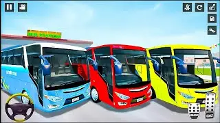 New Offroad Bus Driving Simulator 3D - Uphill Bus Driving Game | Android Gameplay