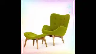 Brand New Lounge chair, Studying chair and Footstool🎉💖😍 #RelaxingChair