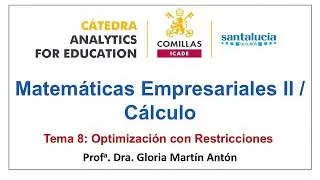 Tema 8: Optimización con restricciones