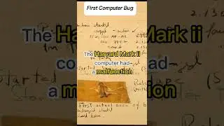 Раскрытие первой компьютерной ошибки | Моль в Harvard Mark II #Компьютерная ошибка #Гарвард #компьютер