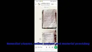 Remedial classes for slow learners, providing online and offline support.