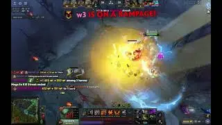 SF solo rampage 1vs5 dota 2 ( Shadow Fiend - Nevermore )