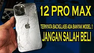 iPhone 12 Pro Max Back Glass Replacement | ganti backdoor gak perlu skil khusus