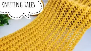 Step-by-step muffler knitting. बहुत ही जल्दी बनने वाला मफलर