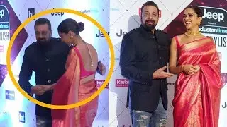 Sanjay Dutt's sweet gesture towards Deepika Padukone in public ! Awww
