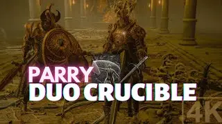 ELDEN RING  - Crucible Knight Duo | Dagger Parry Only - No Damage