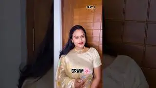 GRWM ..❤️✨🌸 #hosurmakeupartist #bangloremua #saree#hosursareedrapist