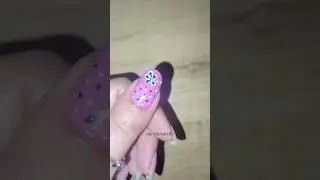 easy nail art design with help of pin #nails #easynailart#simplenails #nailart #nailfiles #ytshorts