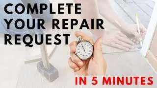 Complete Home Inspection Repair Request in 5 min