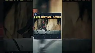 Obito emotional speech #trending #viralvideo #edit