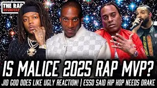 Malice 2025 Rap MVP? | JID God Does Like Ugly Reaction | Esso From Bag Fuel Says Hip Hop Needs Drake