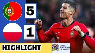 Portugal vs Poland ( 5-1 ) Highlights UEFA Nations League 2025
