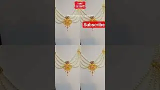 Pearl Necklace Design / Pearl necklace  / Pearl choker / Choker design