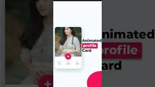 Animated profile Card using html and css #coding #webdesign #webdevelopment #javascript #html5 #css3