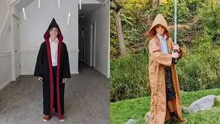 How to Make a DIY Costume Robe (Jedi or Harry Potter) with a Free Sewing Pattern
