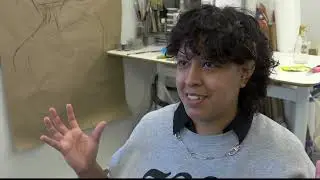 Bronx artist channels Hispanic, American family heritage through art