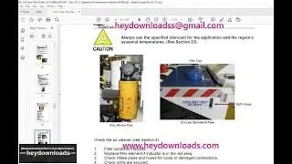 CAT Operation Manual CL210 Load Haul Dump  SN 1600 & 50003