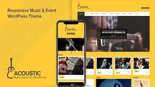 Acoustic - Premium Music WordPress Theme Free Download