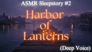 Low Growl Original Sleep Story: Harbor of Lanterns | Deep Voice Bedtime Story for Deep Sleep