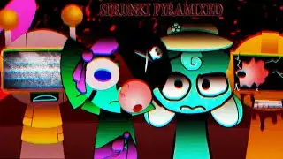 Sprunki pyramixed with ocis mega update and dextaplayzz